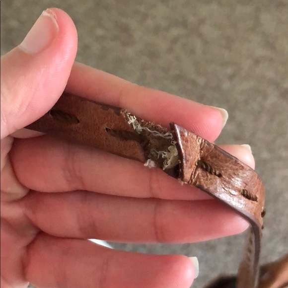 The Sak crossbody leather striped purse - Picture 4 of 5